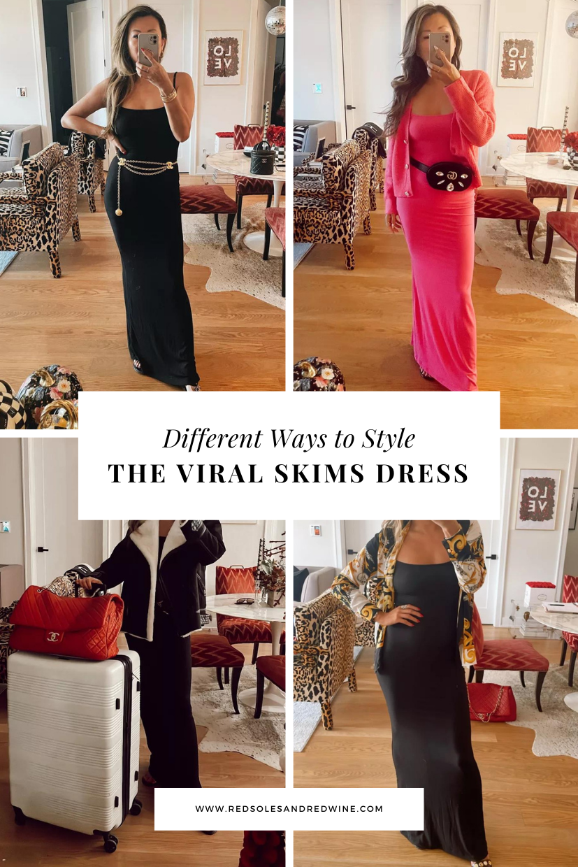 Phong cách khác nhau khi ăn mặc váy Viral SKIMS + Nhận xét của tôi